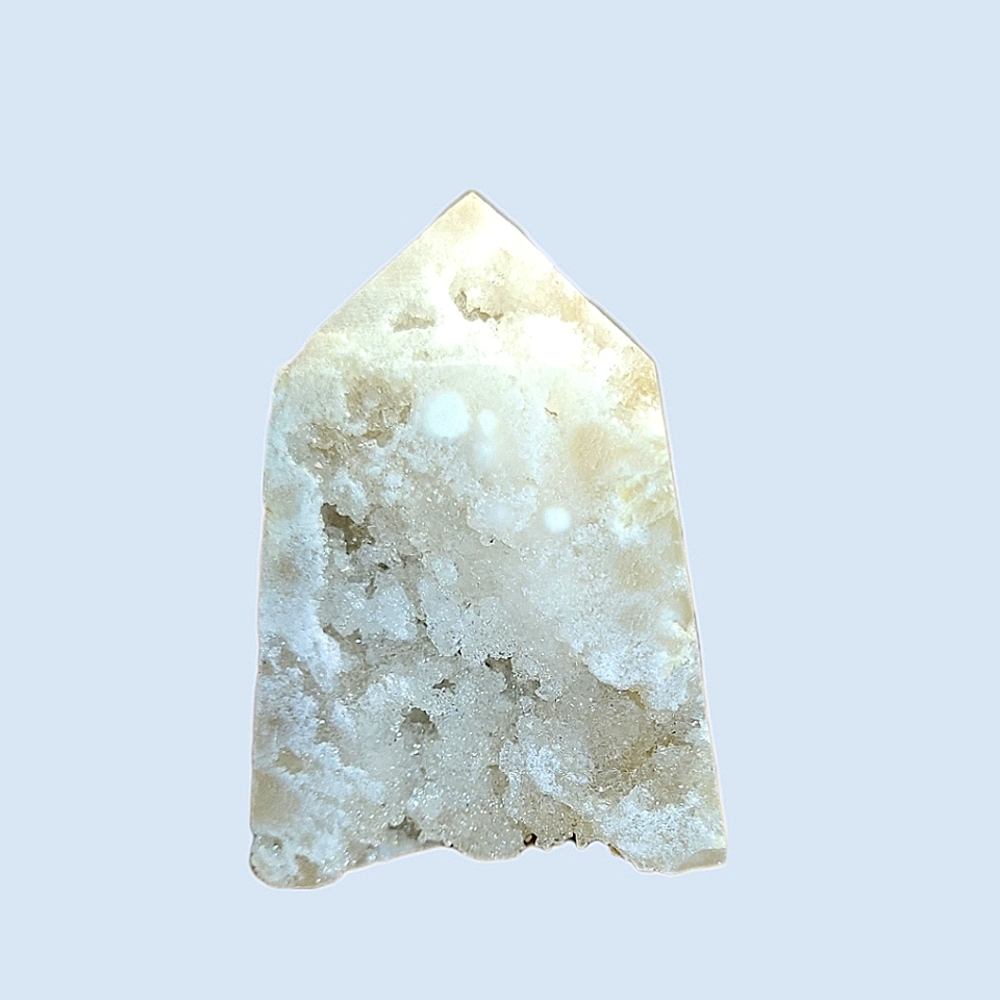 White Agait Geode Tower